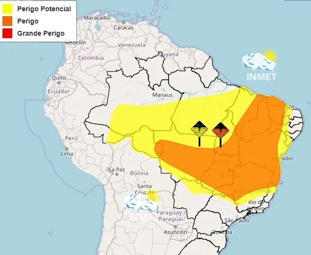 Perigo e Perigo Potencial: dois alertas emitidos para o ES