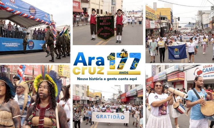 Aracruz celebra 177 anos com Desfile Cívico